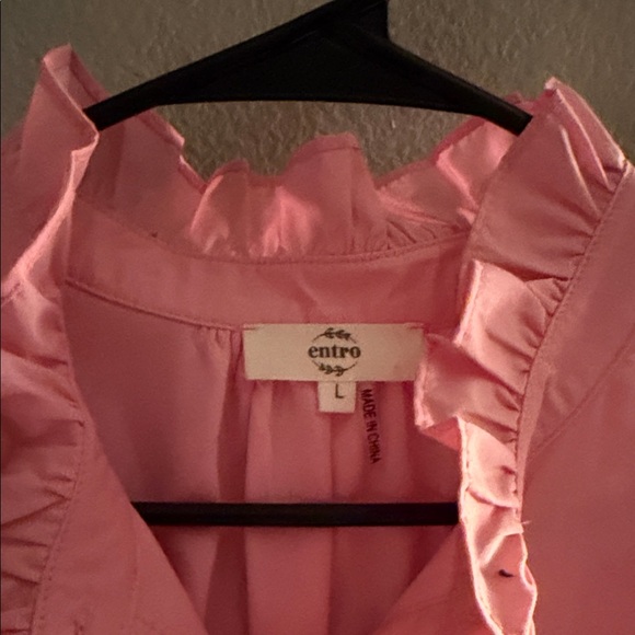 Entro Pink Ruffled dress - Picture 6 of 6